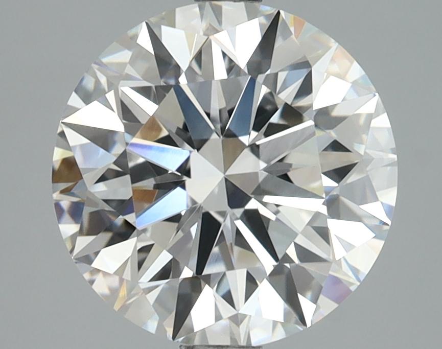 3.05 Carat Round Shaped Ideal Cut VVS2 IGI Certified Lab Grown Diamond