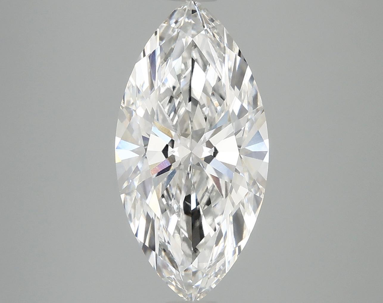 3.1 Carat Marquise Shaped Ideal Cut VVS2 IGI Certified Lab Grown Diamond
