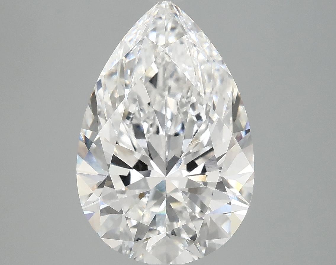4.08 Carat Pear Shaped Excellent Cut VVS2 IGI Certified Lab Grown Diamond
