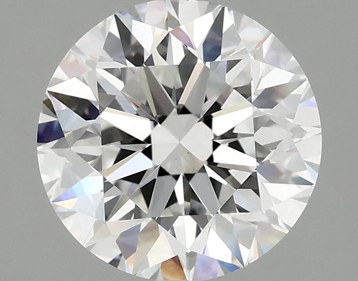 2.08 Carat Round Shaped Excellent Cut VVS2 IGI Certified Lab Grown Diamond