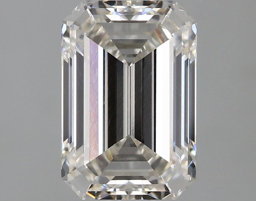 1.98 Carat Emerald Shaped Ideal Cut VVS2 IGI Certified Lab Grown Diamond