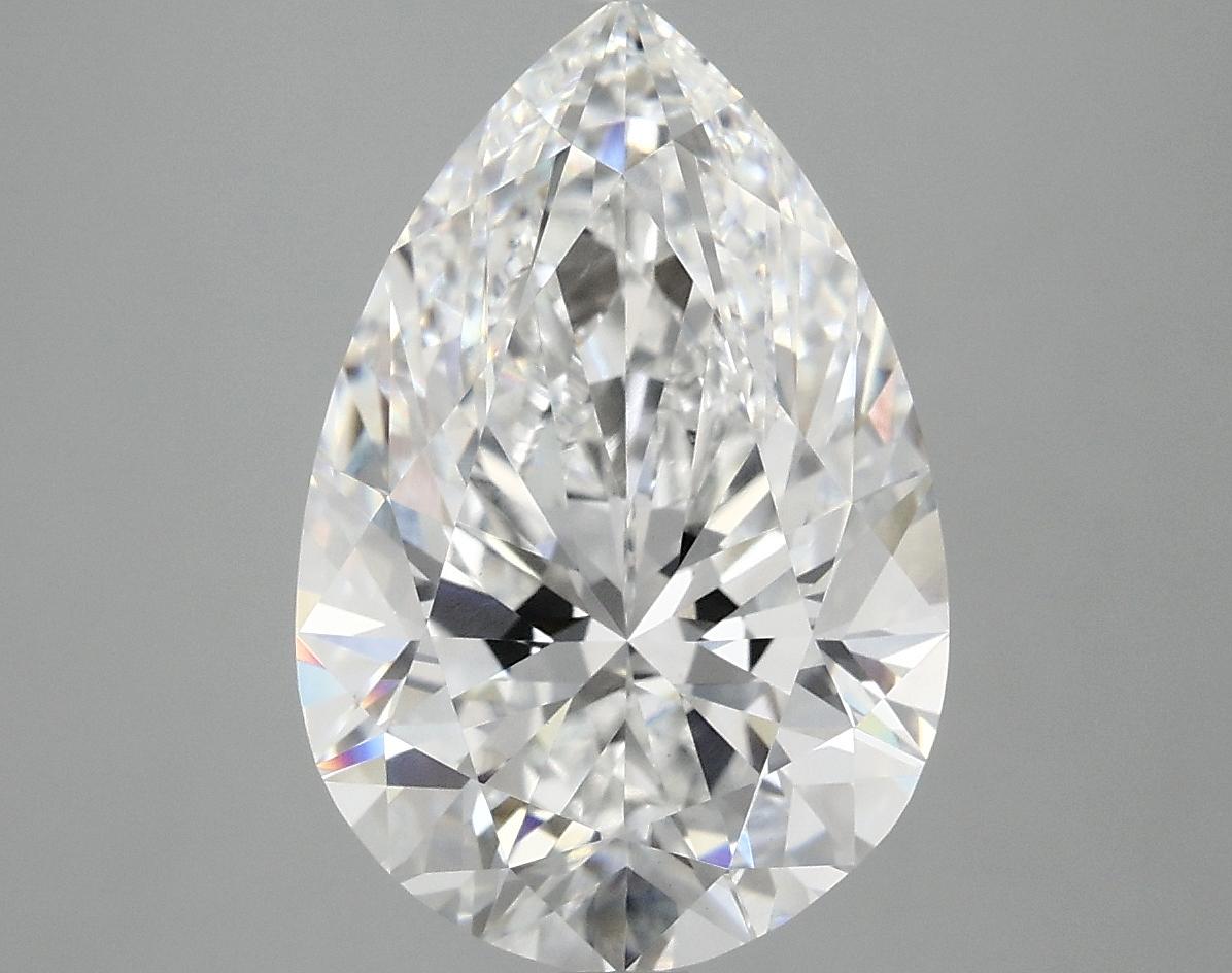 4.96 Carat Pear Shaped Excellent Cut VVS2 IGI Certified Lab Grown Diamond