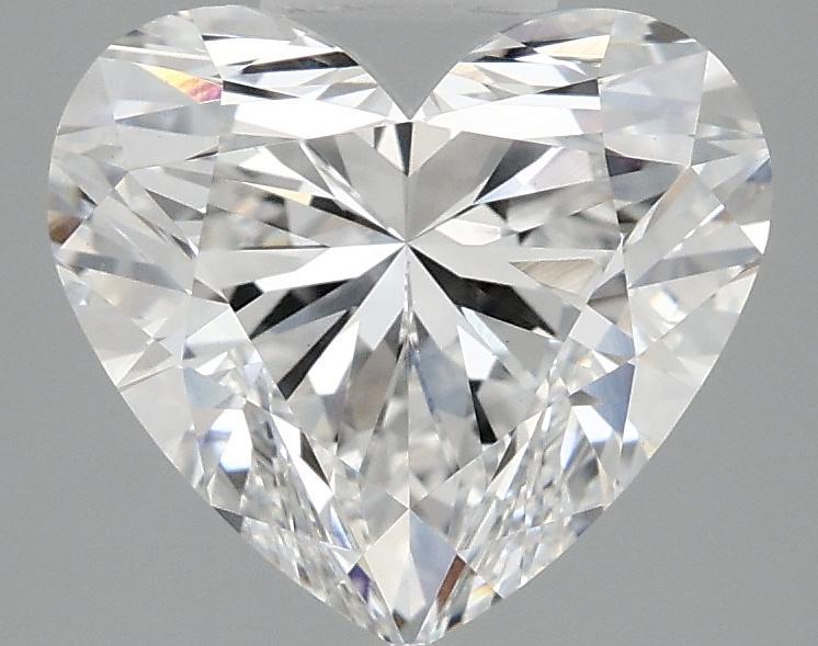 3.02 Carat Heart Shaped Ideal Cut VVS2 IGI Certified Lab Grown Diamond