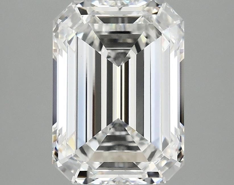 3.02 Carat Emerald Shaped Ideal Cut VVS2 IGI Certified Lab Grown Diamond