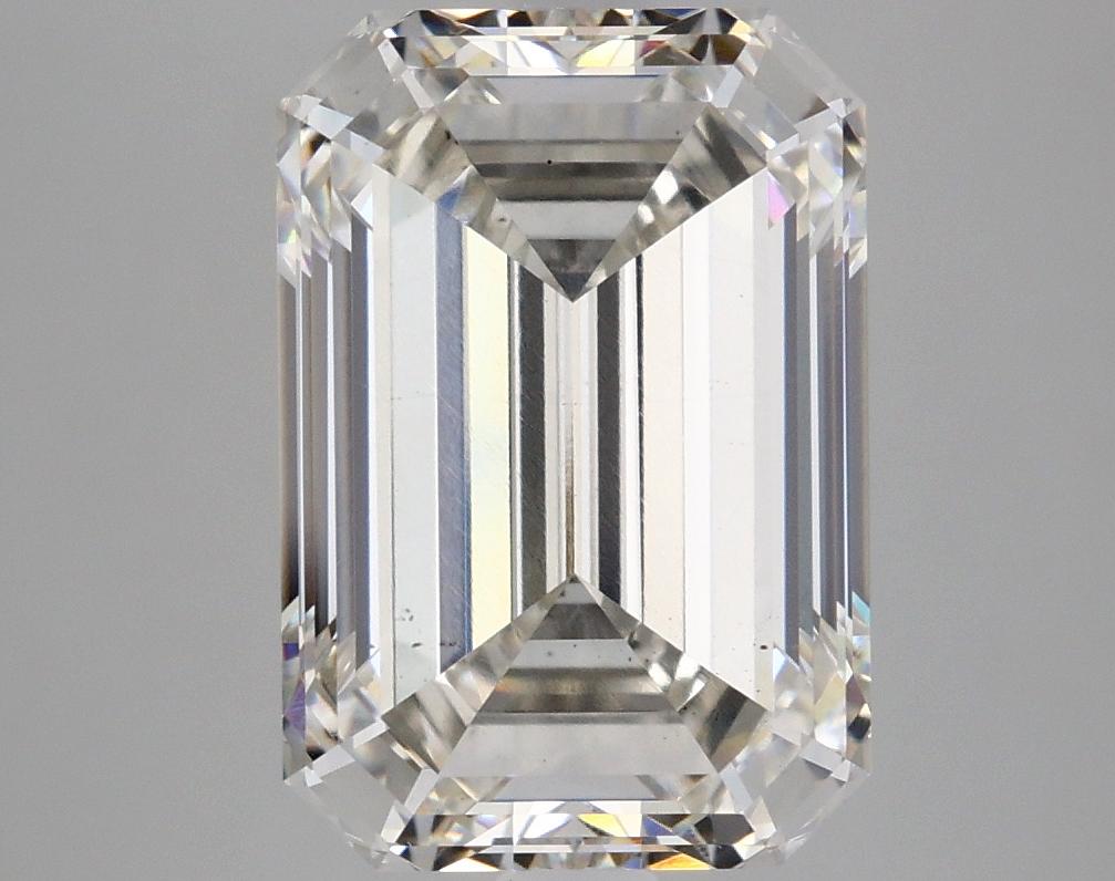 4.85 Carat Emerald Shaped Ideal Cut VS2 IGI Certified Lab Grown Diamond