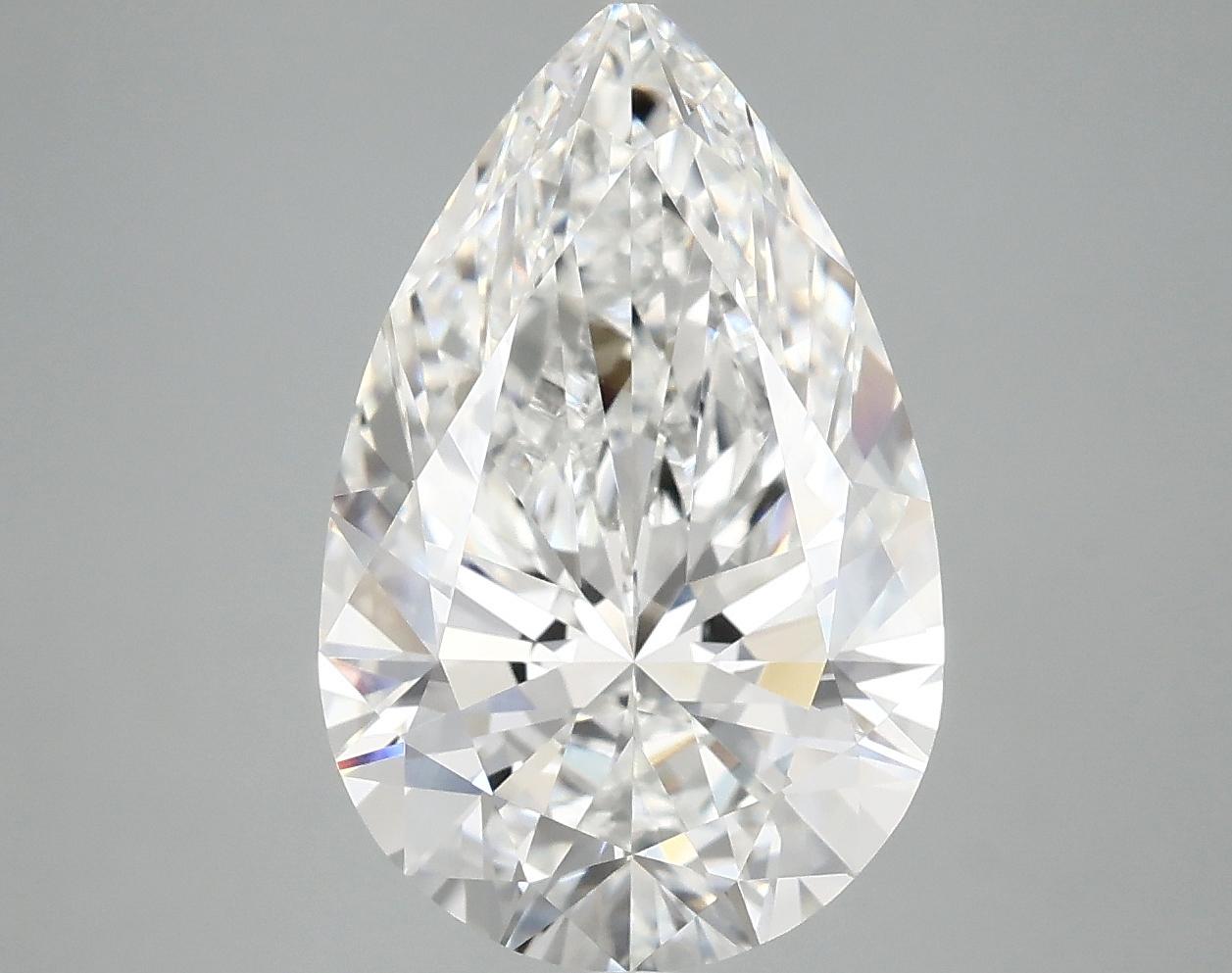 4.99 Carat Pear Shaped Ideal Cut VVS2 IGI Certified Lab Grown Diamond