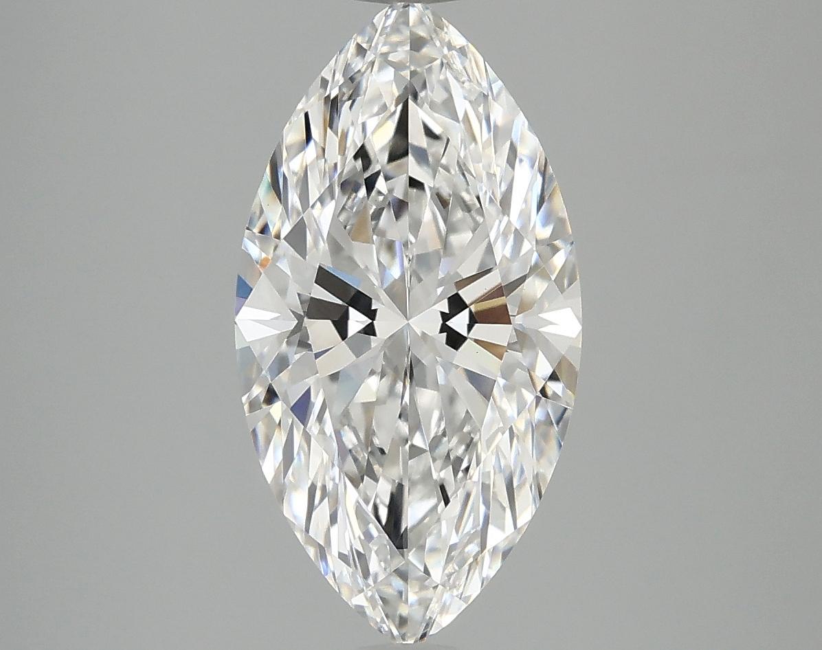 3.07 Carat Marquise Shaped Excellent Cut VVS2 IGI Certified Lab Grown Diamond