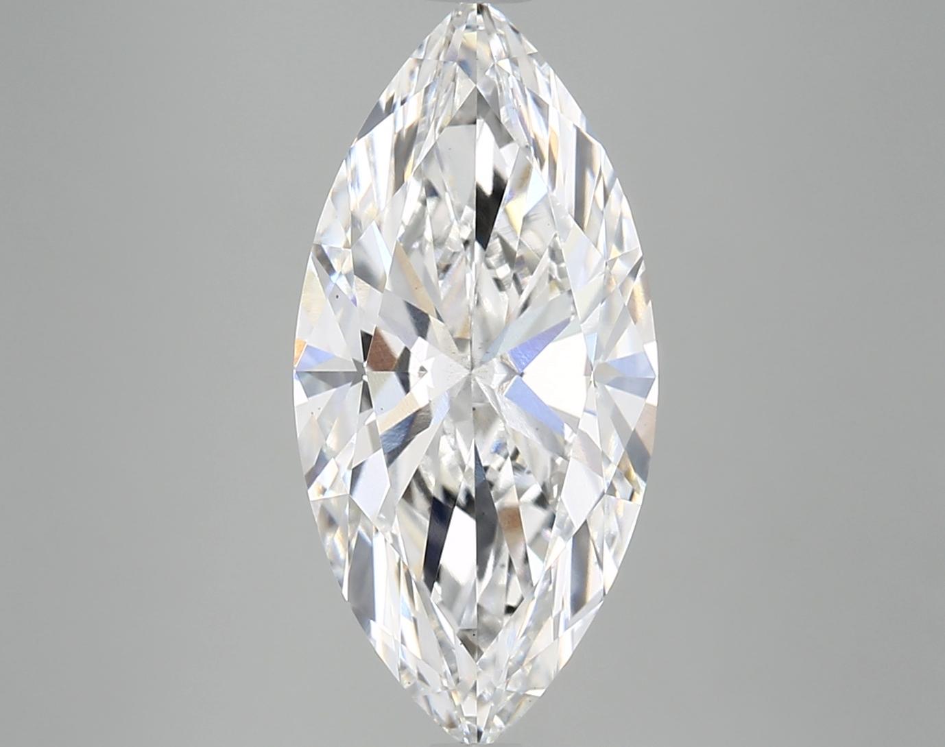 4.83 Carat Marquise Shaped Excellent Cut VS2 IGI Certified Lab Grown Diamond