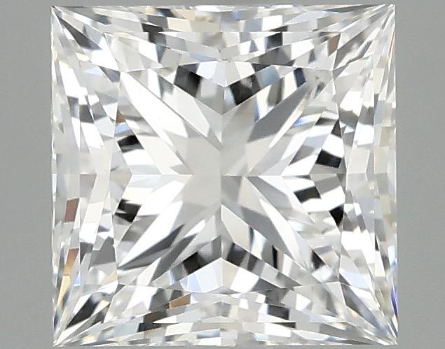 2.07 Carat Princess Shaped Ideal Cut VVS2 IGI Certified Lab Grown Diamond