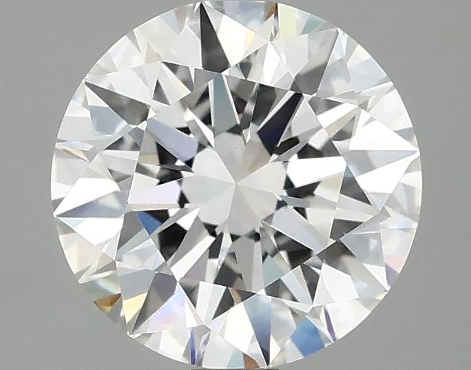 2.03 Carat Round Shaped Ideal Cut VVS2 IGI Certified Lab Grown Diamond