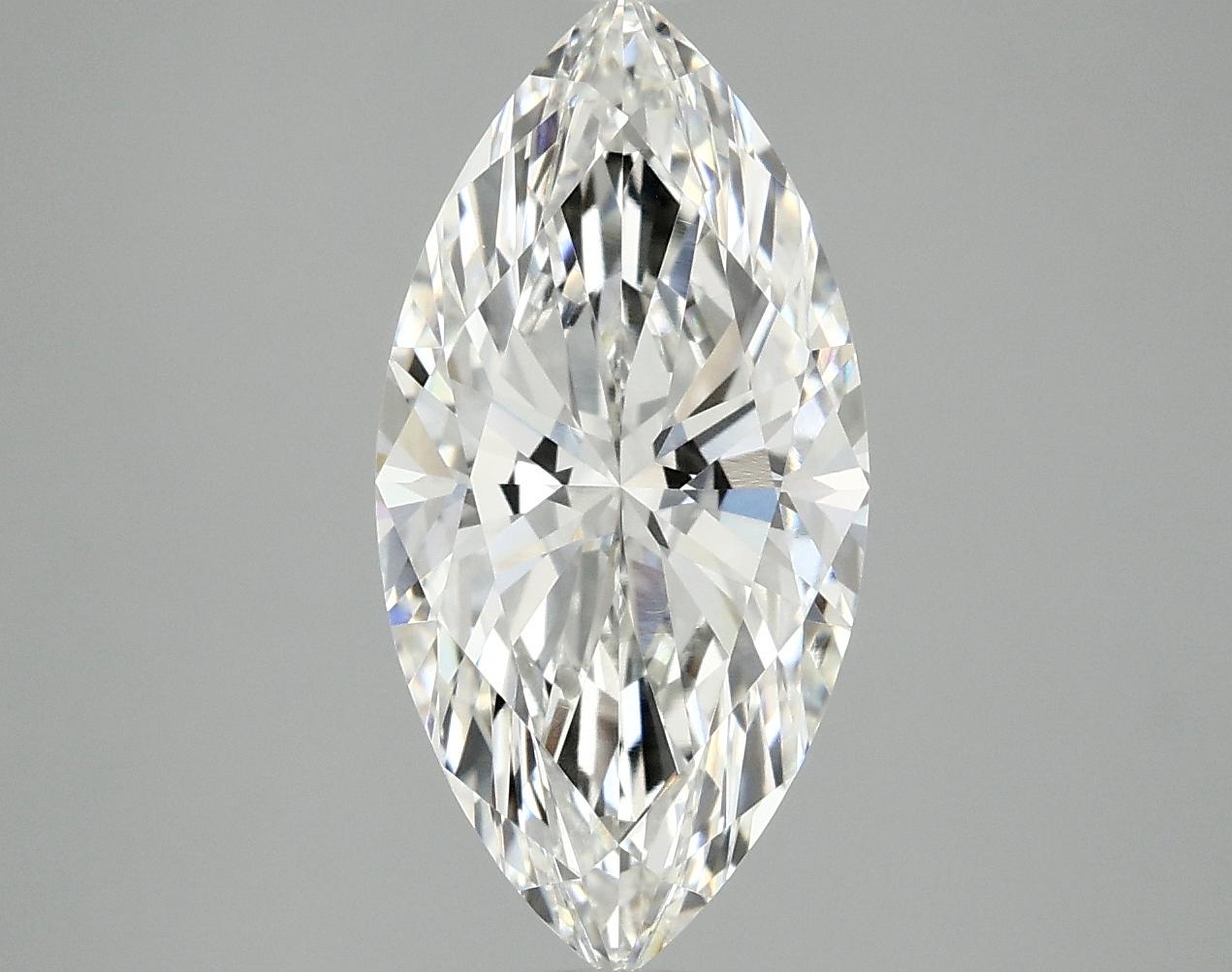 3.07 Carat Marquise Shaped Ideal Cut VVS1 IGI Certified Lab Grown Diamond