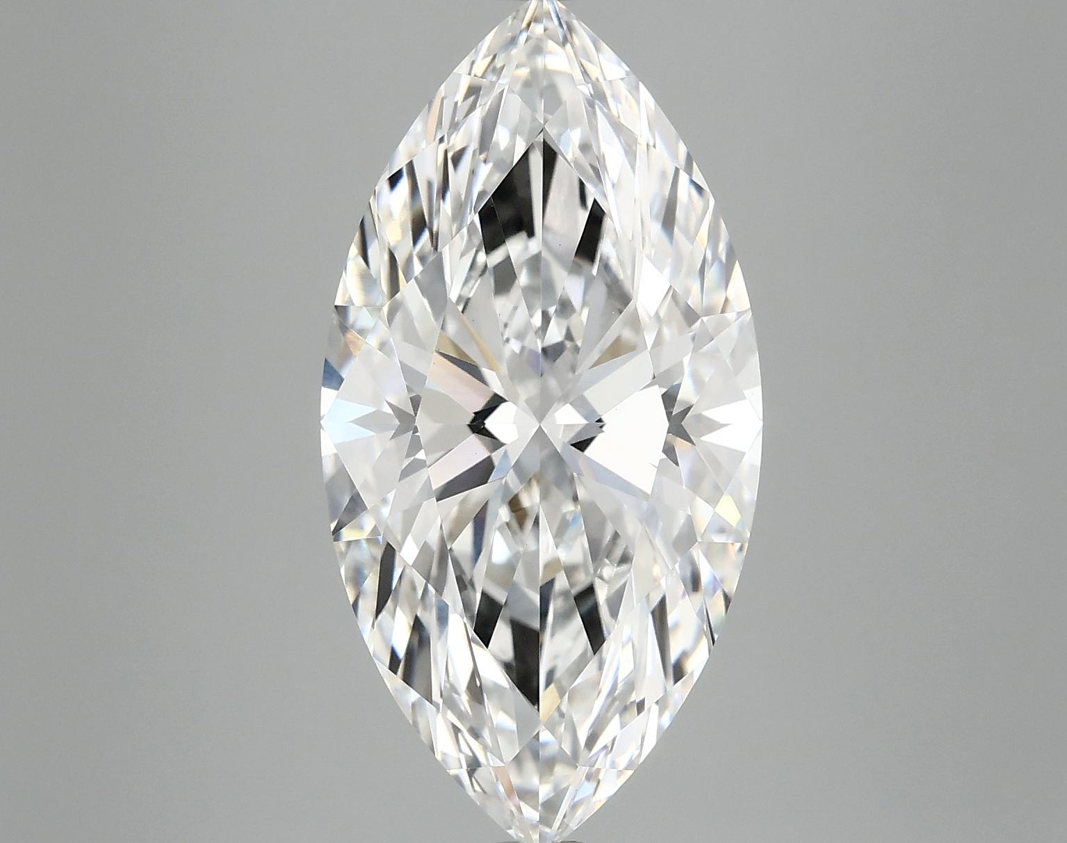 6.03 Carat Marquise Shaped Ideal Cut VVS2 IGI Certified Lab Grown Diamond