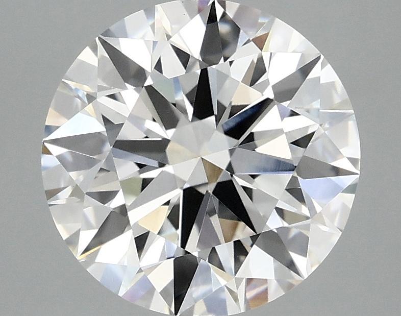 3.08 Carat Round Shaped Ideal Cut VVS2 IGI Certified Lab Grown Diamond