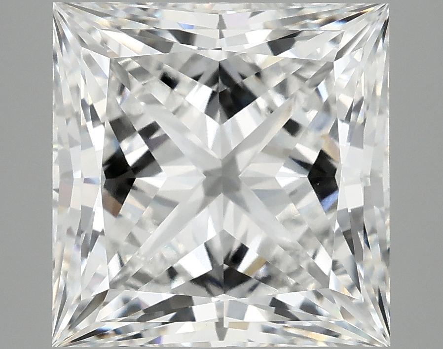6.11 Carat Princess Shaped Ideal Cut VVS2 IGI Certified Lab Grown Diamond
