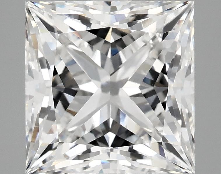 4.1 Carat Princess Shaped Ideal Cut VVS2 IGI Certified Lab Grown Diamond