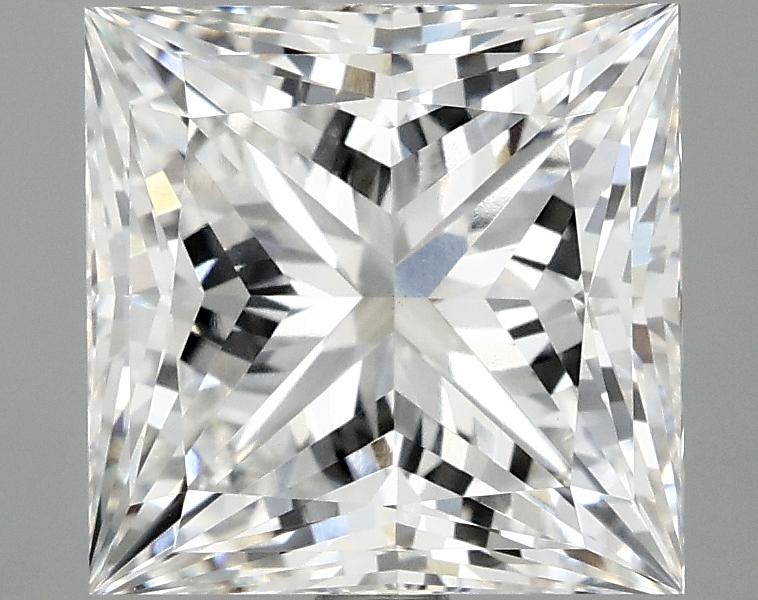 4.07 Carat Princess Shaped Ideal Cut VVS2 IGI Certified Lab Grown Diamond