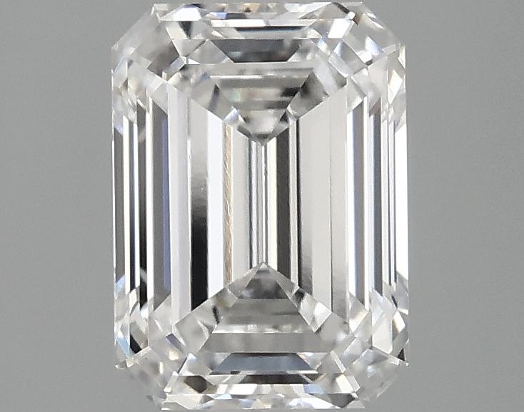 2.07 Carat Emerald Shaped Excellent Cut VVS2 IGI Certified Lab Grown Diamond