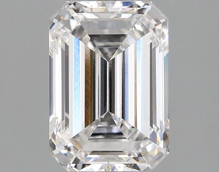2.0 Carat Emerald Shaped Ideal Cut SI1 IGI Certified Lab Grown Diamond