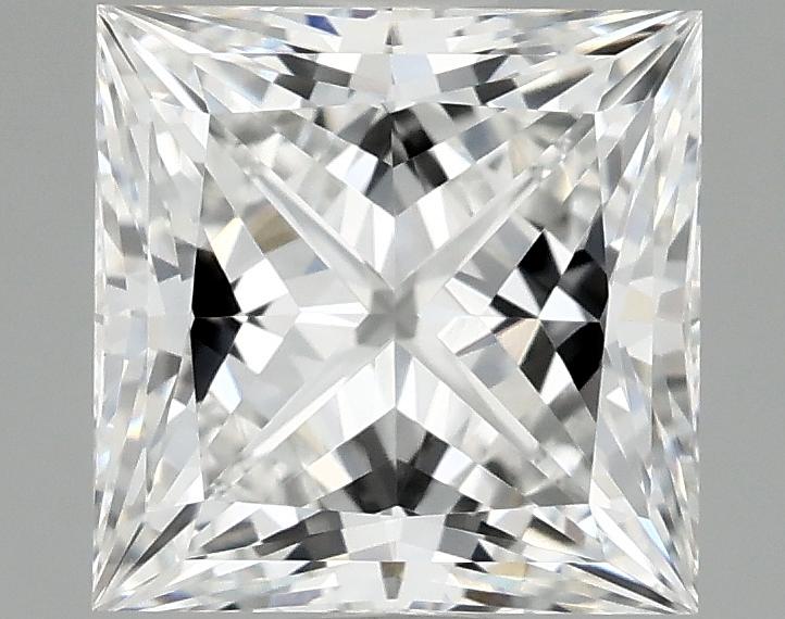 2.07 Carat Princess Shaped Ideal Cut VVS2 IGI Certified Lab Grown Diamond