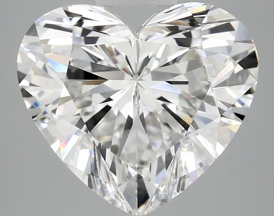 5.05 Carat Heart Shaped Ideal Cut VVS2 IGI Certified Lab Grown Diamond