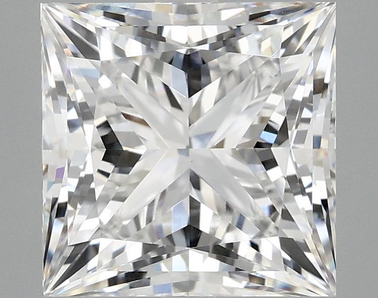 4.11 Carat Princess Shaped Ideal Cut VVS2 IGI Certified Lab Grown Diamond