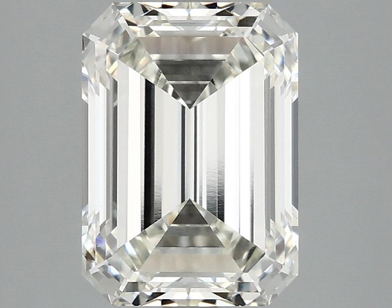 2.59 Carat Emerald Shaped Ideal Cut VVS2 IGI Certified Lab Grown Diamond