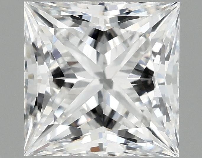 1.38 Carat Princess Shaped Ideal Cut VVS2 IGI Certified Lab Grown Diamond