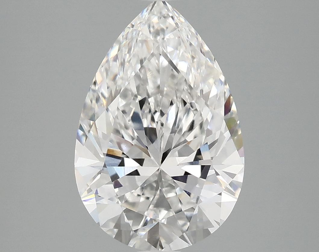 3.03 Carat Pear Shaped Excellent Cut VVS2 IGI Certified Lab Grown Diamond
