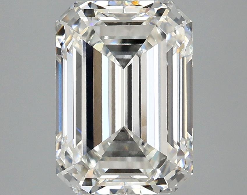 3.1 Carat Emerald Shaped Ideal Cut VVS2 IGI Certified Lab Grown Diamond