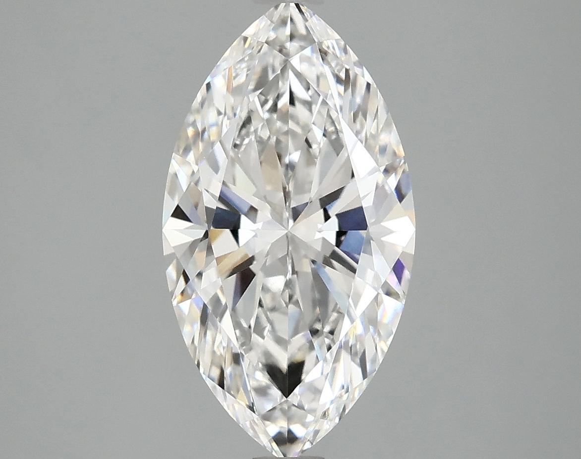 2.88 Carat Marquise Shaped Excellent Cut VVS2 IGI Certified Lab Grown Diamond