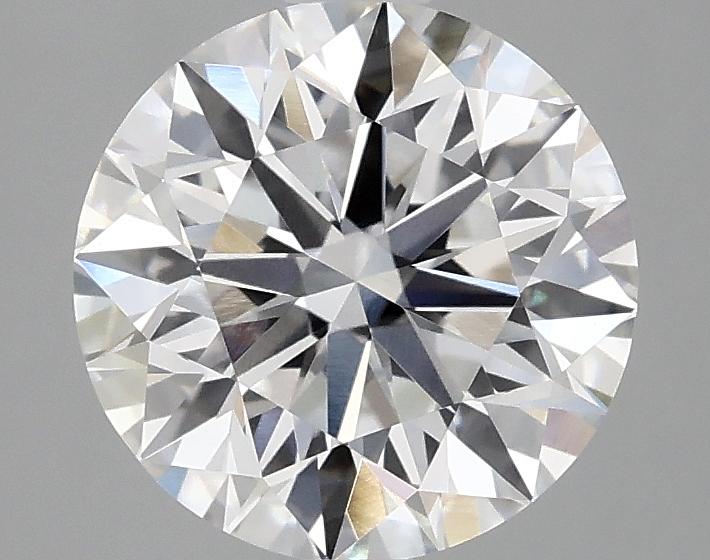 2.05 Carat Round Shaped Excellent Cut VVS2 IGI Certified Lab Grown Diamond