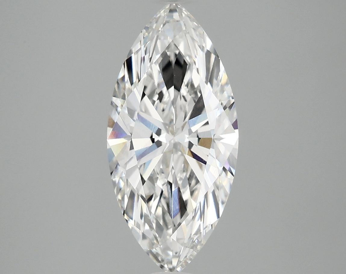 2.03 Carat Marquise Shaped Excellent Cut VVS2 IGI Certified Lab Grown Diamond