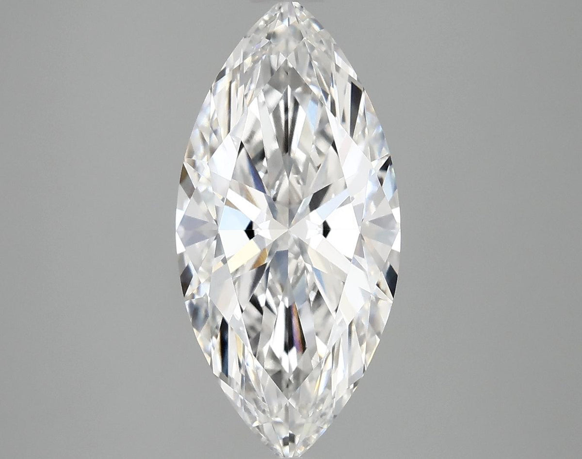2.9 Carat Marquise Shaped Excellent Cut VVS2 IGI Certified Lab Grown Diamond