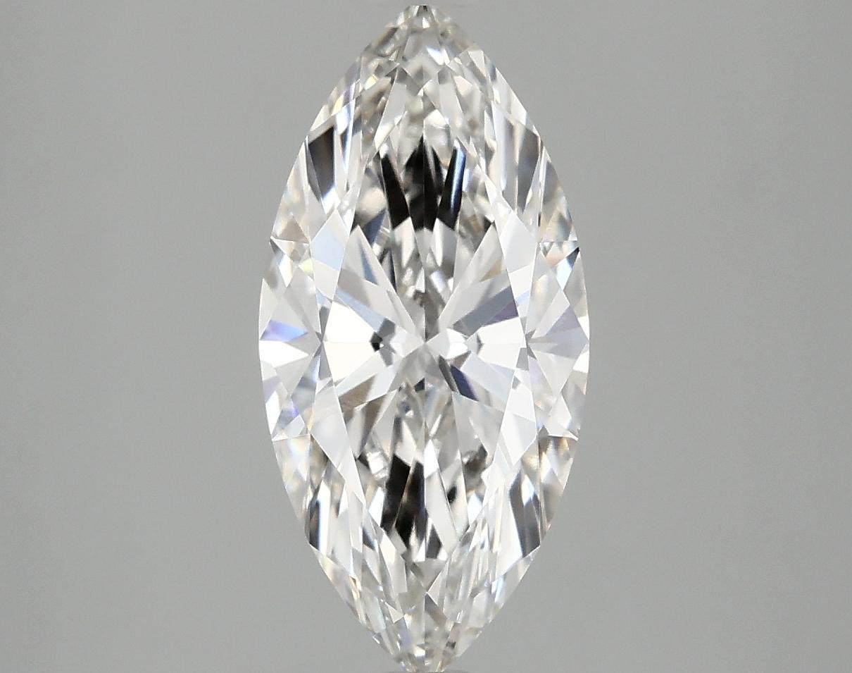 2.05 Carat Marquise Shaped Excellent Cut VVS2 IGI Certified Lab Grown Diamond