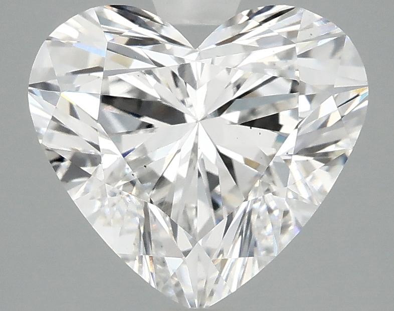 3.08 Carat Heart Shaped Ideal Cut VS2 IGI Certified Lab Grown Diamond