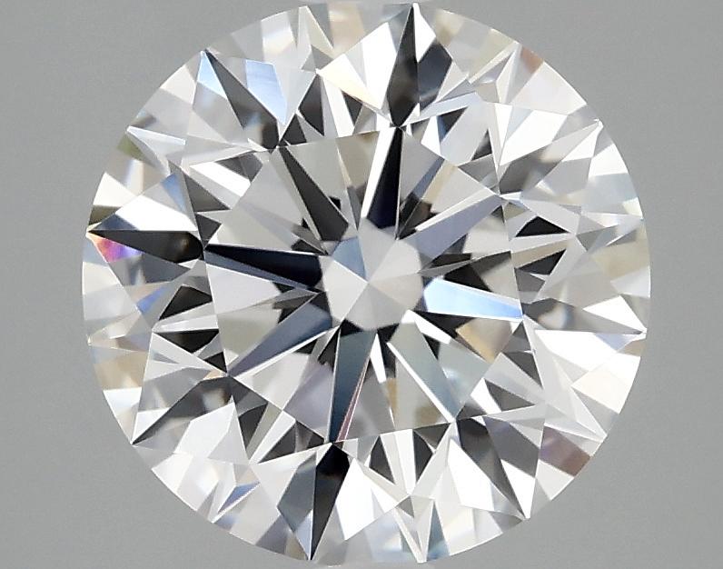 3.07 Carat Round Shaped Excellent Cut VVS2 IGI Certified Lab Grown Diamond