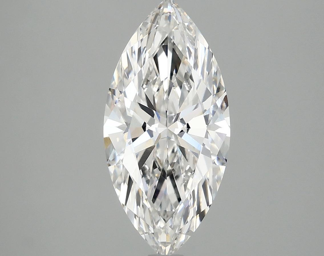 2.09 Carat Marquise Shaped Excellent Cut VVS2 IGI Certified Lab Grown Diamond