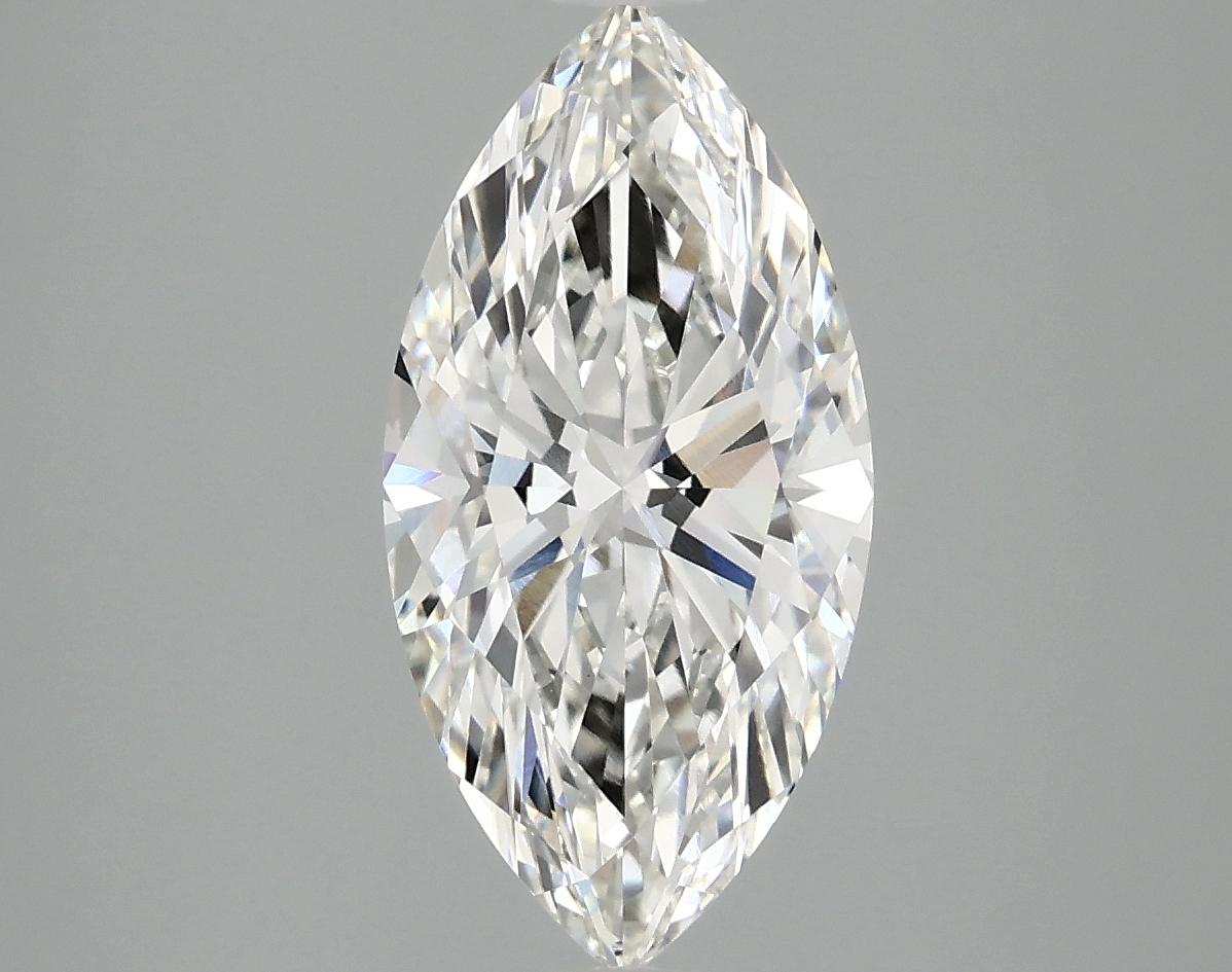 2.55 Carat Marquise Shaped Ideal Cut VVS2 IGI Certified Lab Grown Diamond