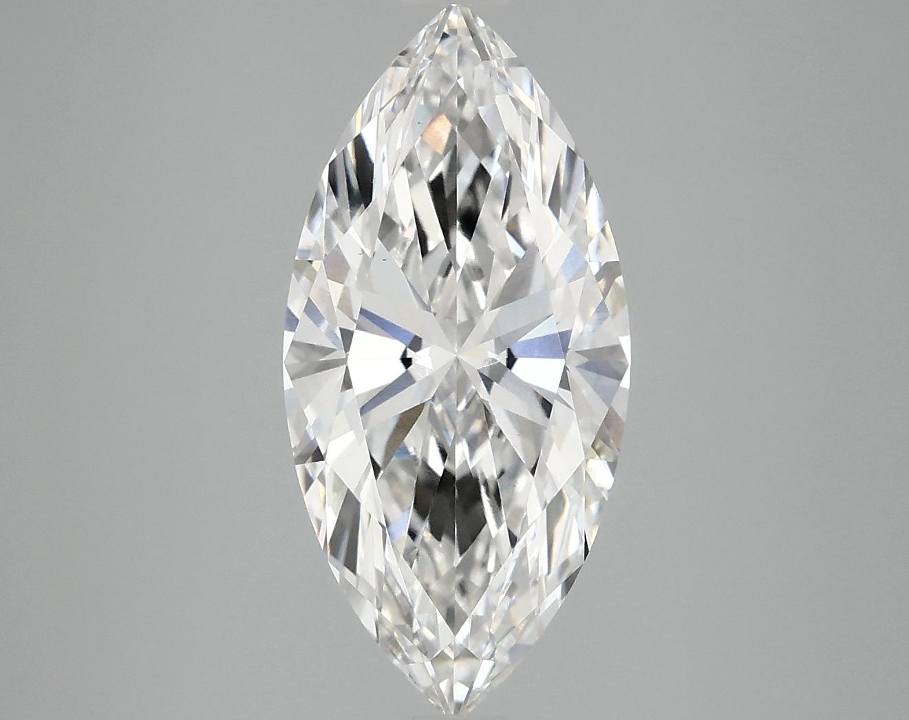 3.04 Carat Marquise Shaped Excellent Cut VS1 IGI Certified Lab Grown Diamond
