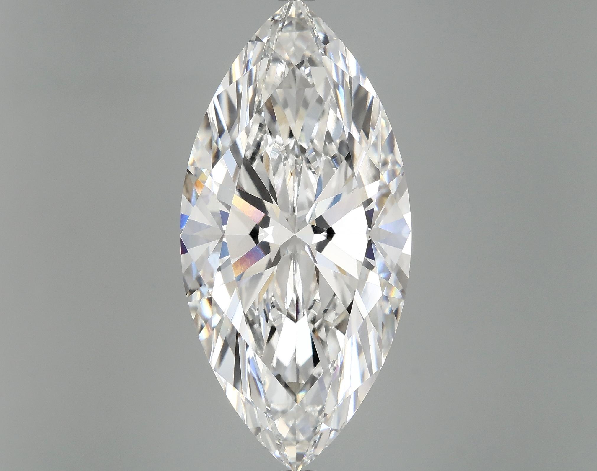 11.6 Carat Marquise Shaped Excellent Cut VVS2 IGI Certified Lab Grown Diamond