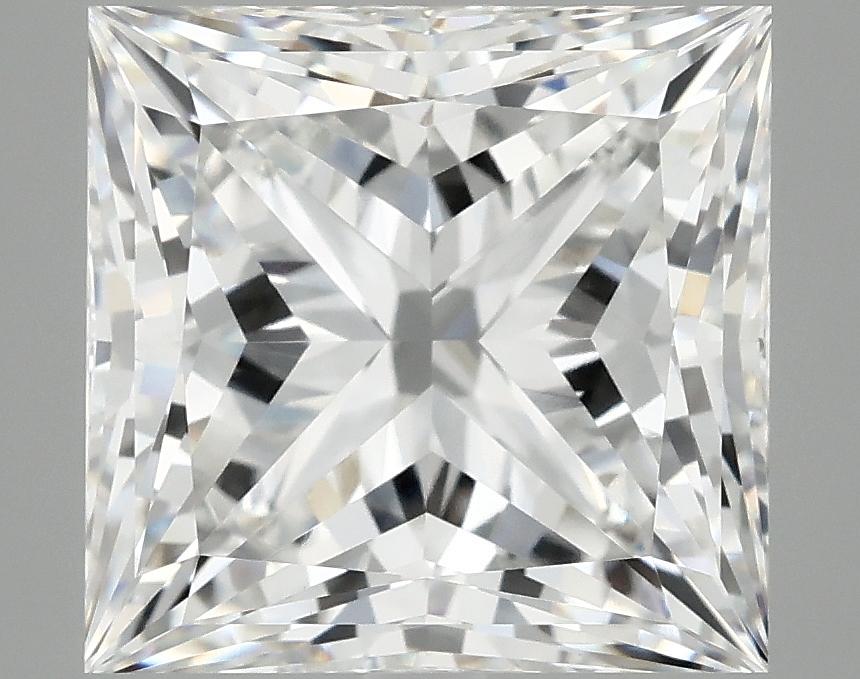 6.1 Carat Princess Shaped Ideal Cut VVS2 IGI Certified Lab Grown Diamond