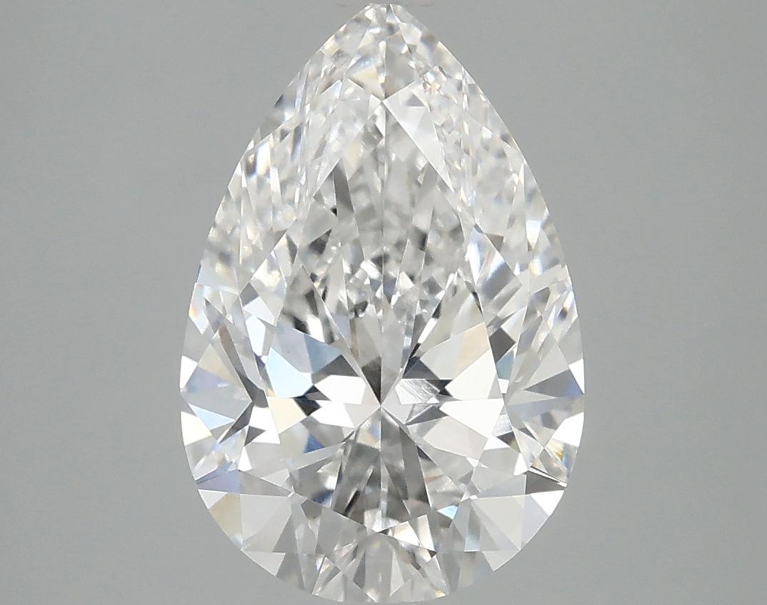 3.09 Carat Pear Shaped Excellent Cut VS2 IGI Certified Lab Grown Diamond