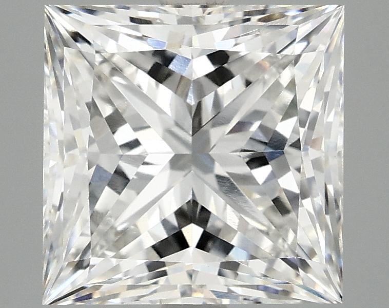 4.06 Carat Princess Shaped Ideal Cut SI1 IGI Certified Lab Grown Diamond