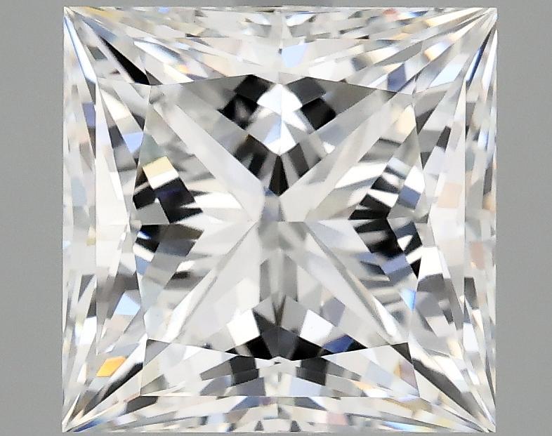 4.08 Carat Princess Shaped Ideal Cut VVS2 IGI Certified Lab Grown Diamond