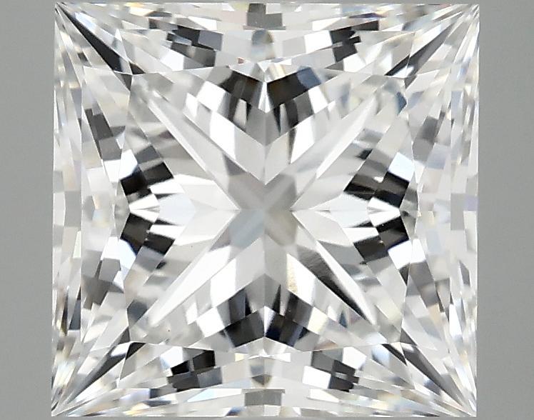 4.11 Carat Princess Shaped Ideal Cut VVS2 IGI Certified Lab Grown Diamond