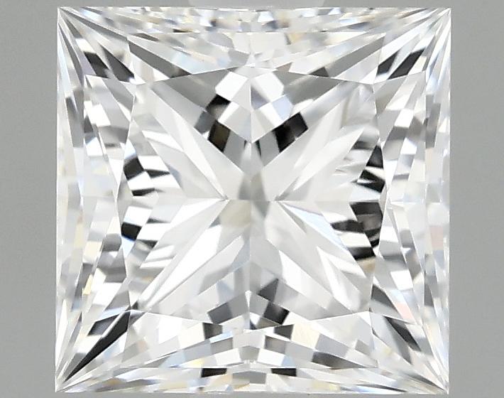 1.58 Carat Princess Shaped Ideal Cut VVS2 IGI Certified Lab Grown Diamond