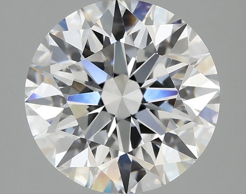 3.09 Carat Round Shaped Excellent Cut VVS2 IGI Certified Lab Grown Diamond