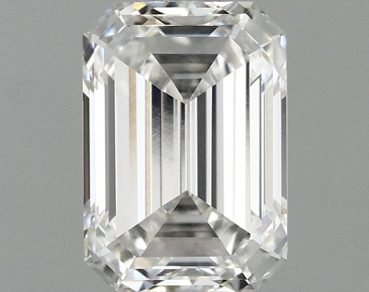 0.98 Carat Emerald Shaped Ideal Cut VVS2 IGI Certified Lab Grown Diamond