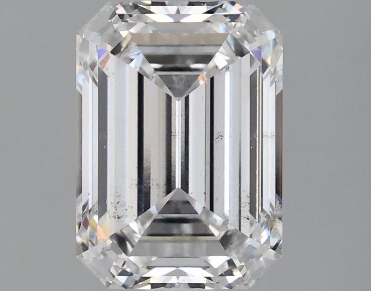 1.98 Carat Emerald Shaped Ideal Cut SI1 IGI Certified Lab Grown Diamond