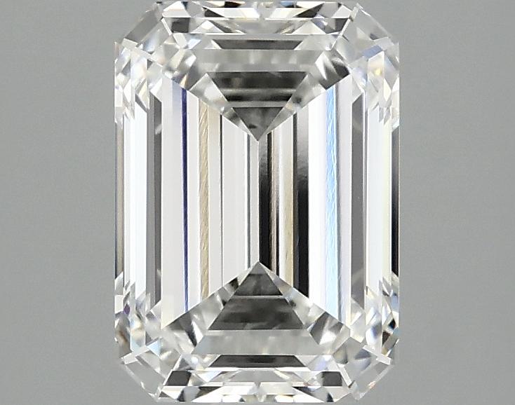 2.1 Carat Emerald Shaped Ideal Cut VVS2 IGI Certified Lab Grown Diamond